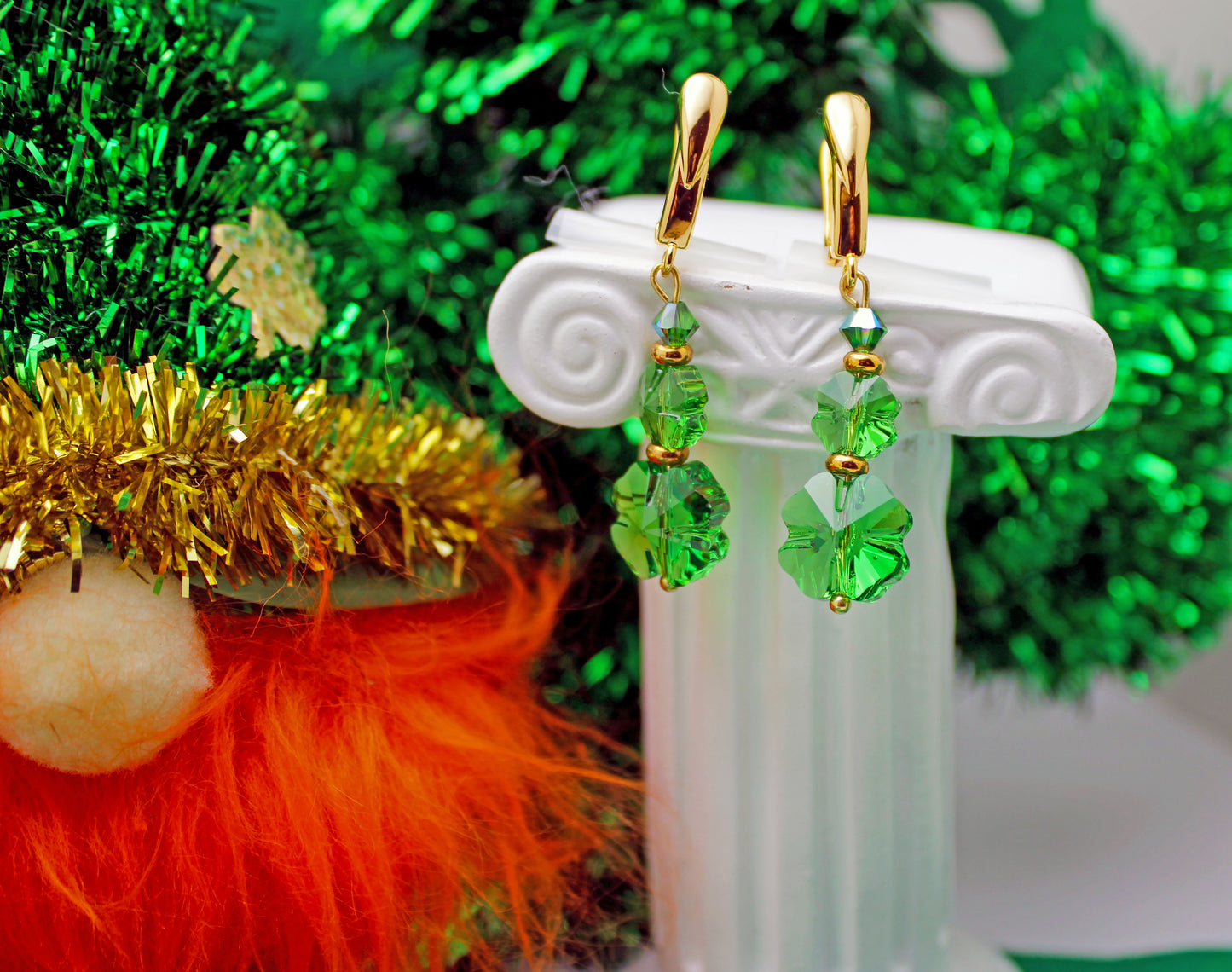 Crystal Passion and Gold Double Lucky Clover