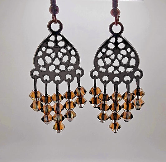 Bronze & Copper Chandelier