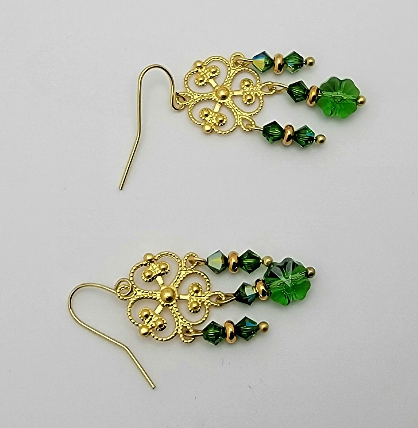 Crystal Passion and Gold Lucky Clover