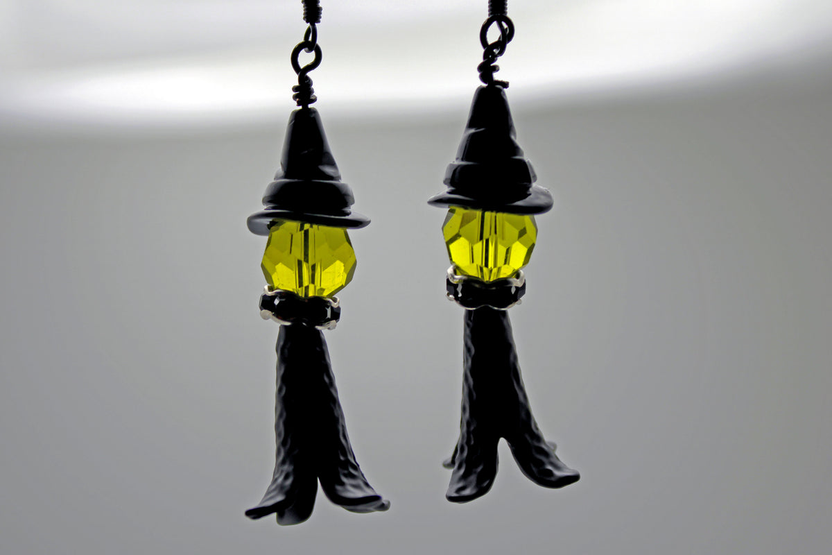 Witch in a Flared Dress with Silver accents